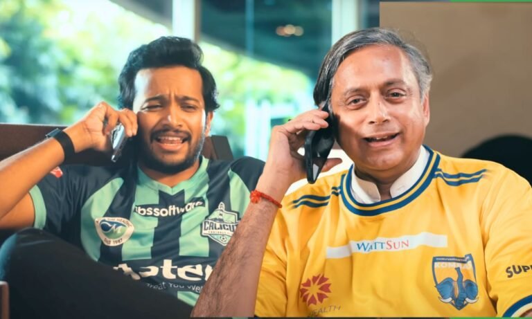 Shashi Tharoor’s Malayalam Wit Stuns Basil Joseph in Super League Kerala Promo