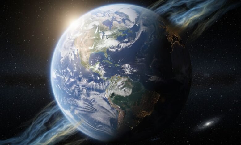 Earth losing mass annually