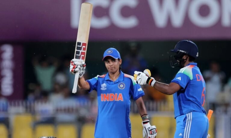 Deepti-Amanjot Lead Stunning Fightback After Collapse, Rana’s Blitz Lifts India to 269/8 vs Sri Lanka
