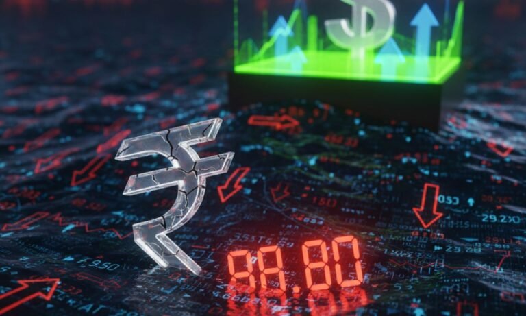 Rupee Plunges to Historic Low of 88.80 Against US Dollar