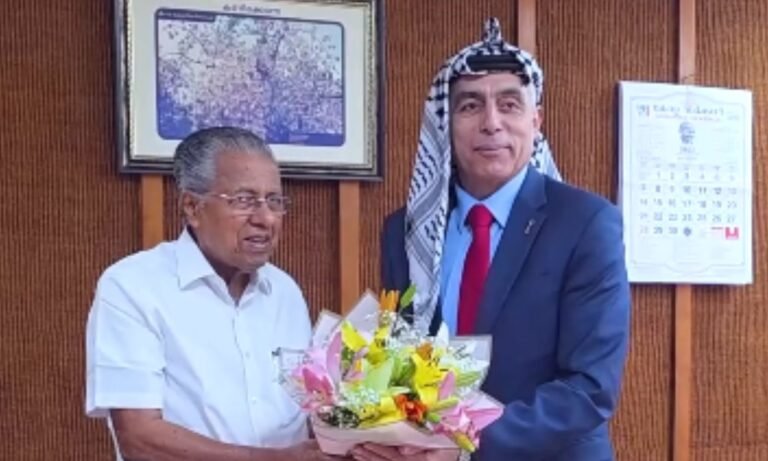 ‘Kerala Will Always Stand with Palestine,’ Chief Minister Vijayan Tells Ambassador