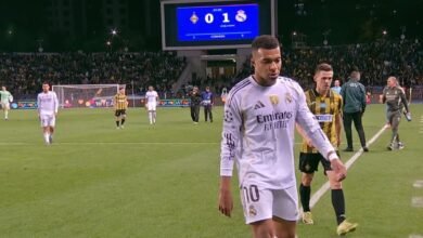 Real Madrid vs Kairat Almaty half-time