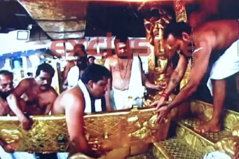 Gold or Copper? Sabarimala Gate Cover Controversy Deepens as Proof of Gold Plating Emerges