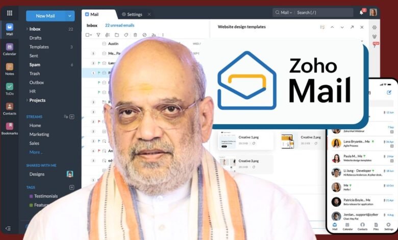 Amit Shah Zoho Mail encryption