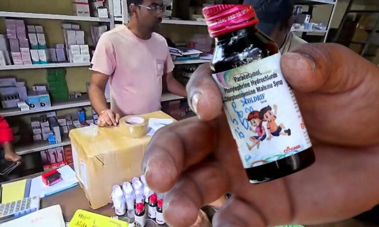 Cough Syrup Tragedy: Pharma Company Owner Arrested in Chennai Over Children’s Deaths