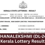 Kerala Dhanalekshmi DL-24 Lottery Result