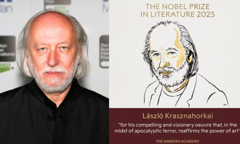 Hungarian Master of Apocalyptic Fiction, László Krasznahorkai, Wins 2025 Nobel Prize in Literature