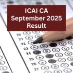 ICAI CA September 2025 results date
