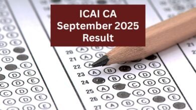 ICAI CA September 2025 results date