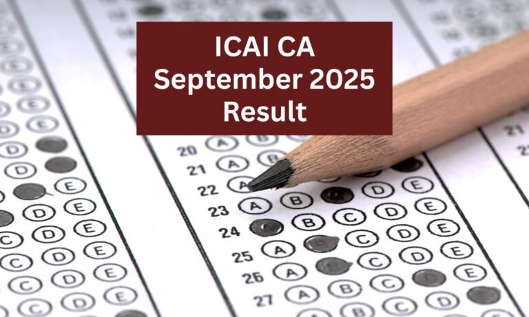 ICAI CA Results Likely on November 6: Here’s Everything Students Need to Know