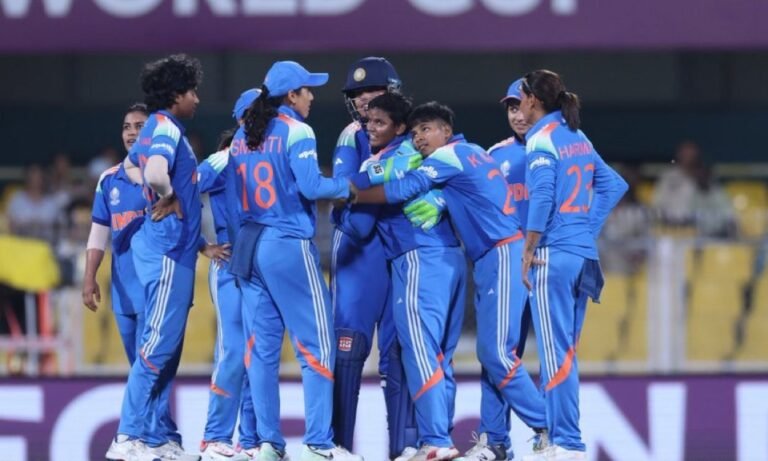 Deepti’s All-Round Masterclass and Kaur’s Gritty Fifty Rescue India in World Cup Opener After Dramatic Collapse