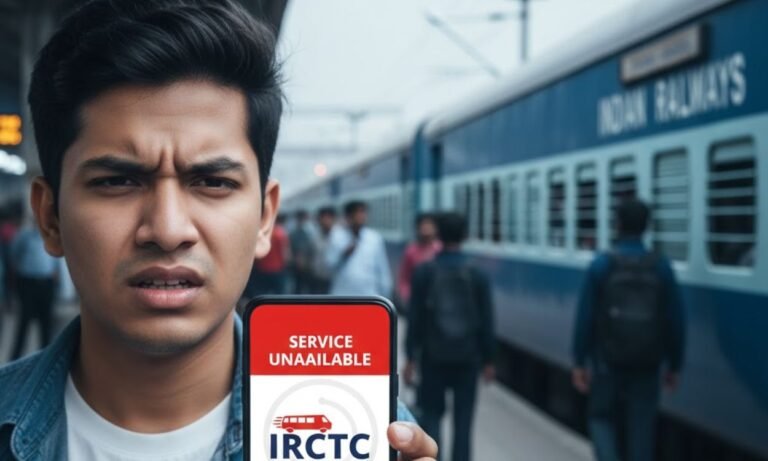 IRCTC Down Again: Website and App Crash During Peak Festival Rush, Tatkal Bookings Hit