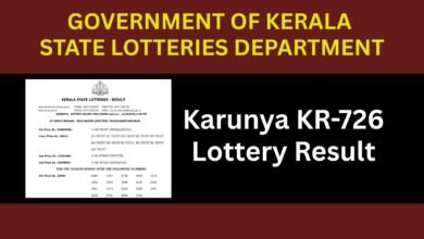 Karunya KR-726 Lottery Result