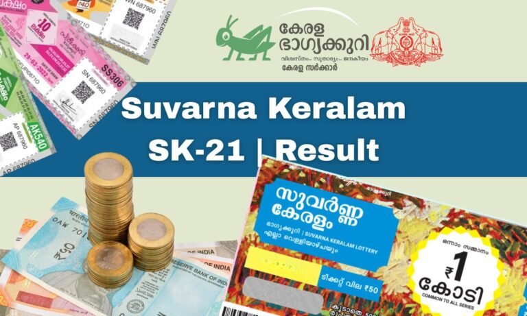 Kerala Lottery Result Today ANNOUNCED: Suvarna Keralam SK-21 Winning Numbers Are Out!