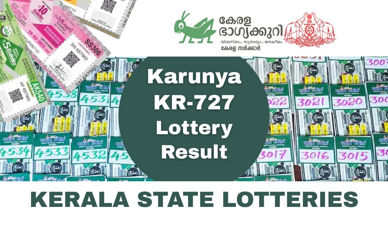 Kerala Lottery Result Today Karunya KR-727