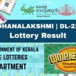 Kerala lottery Dhanalekshmi DL-22 result