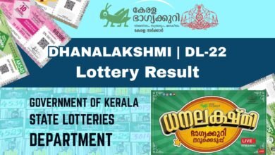 Kerala lottery Dhanalekshmi DL-22 result