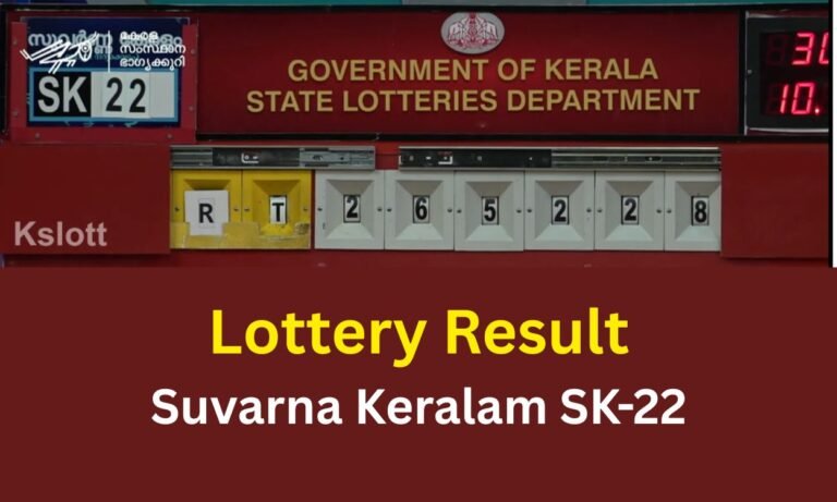 Kerala Lottery Result: Suvarna Keralam SK-22 Winning Number for ₹1 Crore is RT 265228!