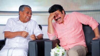 Pinarayi Vijayan and Mammootty