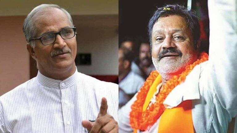 Union Minister Suresh Gopi Offers to Resign, Citing Income Drop; Recommends C. Sadanandan Master