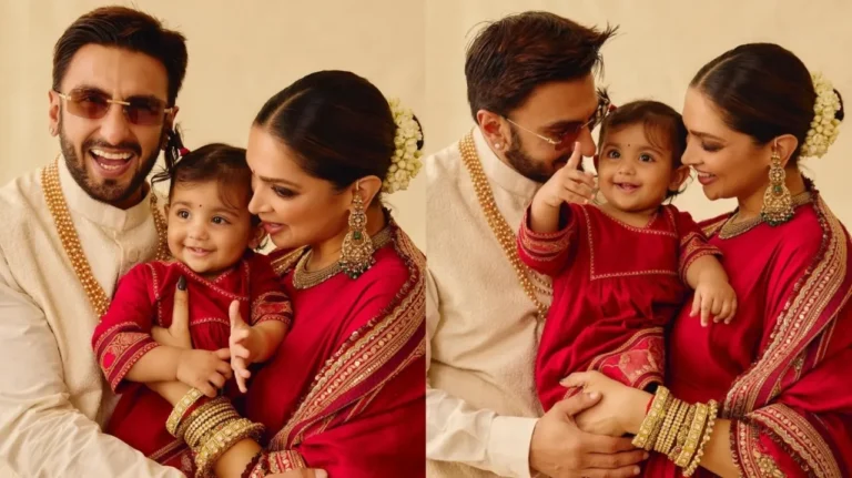 Deepika Padukone and Ranveer Singh Unveil Daughter Dua’s Face on Diwali 2025