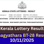 Kerala Lottery Bhagyathara BT-28 Result