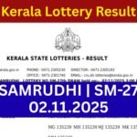 Kerala lottery Samrudhi SM-27 result