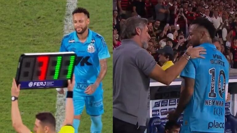 Neymar Erupts: Santos Star Slams ‘Arrogant’ Referee, Storms Off After Substitution