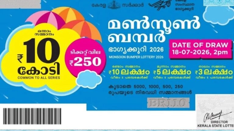 Monsoon Bumper Edges Towards All-Time Record: Ticket Sales Cross Historic 40 Lakh Mark Ahead of Tomorrow’s Draw!