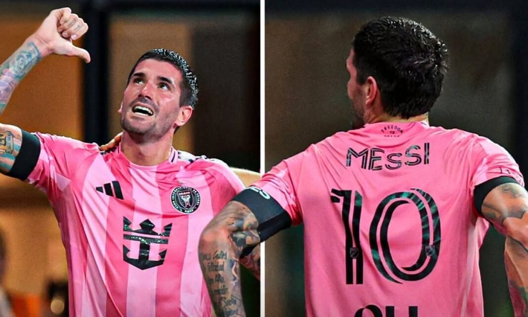 Rodrigo De Paul Messi jersey tribute Leagues Cup