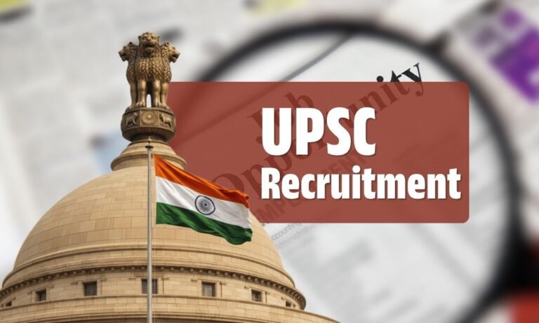 UPSC Recruitment 2026: Apply for Senior Reception & Protocol Officer Posts