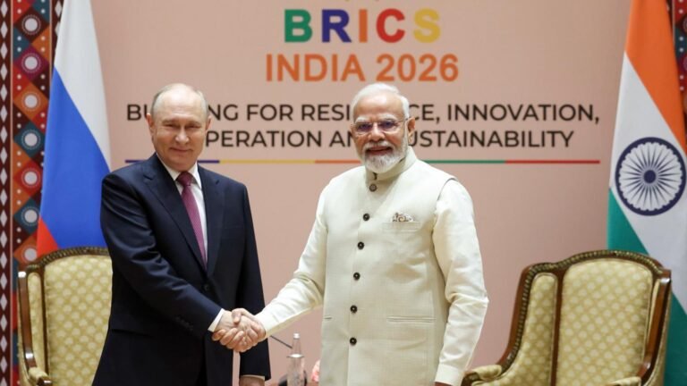 Modi–Putin Meet Ahead of BRICS Summit: India and Russia Deepen Strategic Partnership