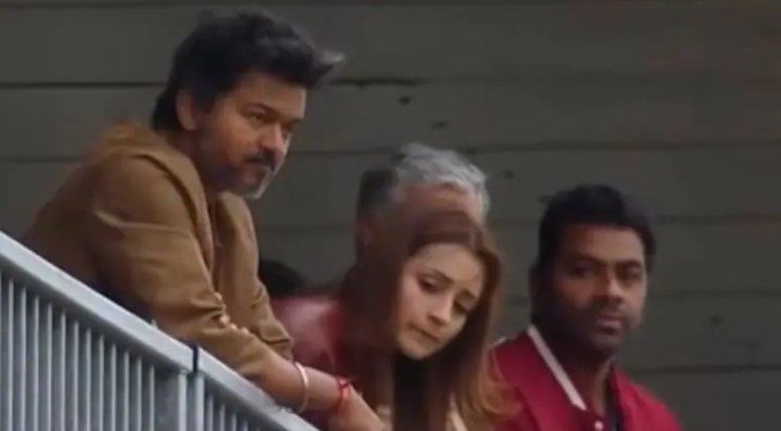 Vijay and Trisha Together at Ajith’s Silverstone Race: Viral Videos Set Social Media Abuzz
